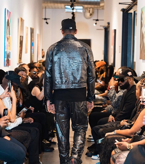 Metallic Pant Set - Men